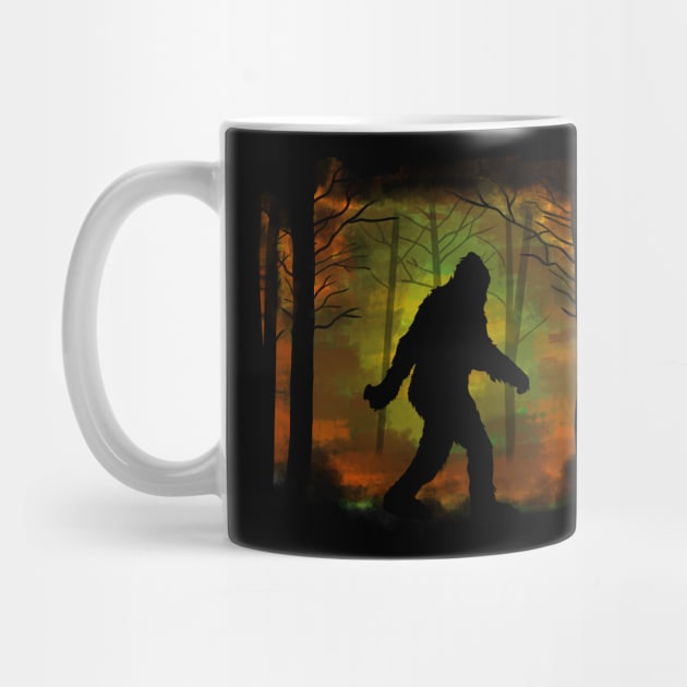 The Sasquatch in The Woods by nickbeta